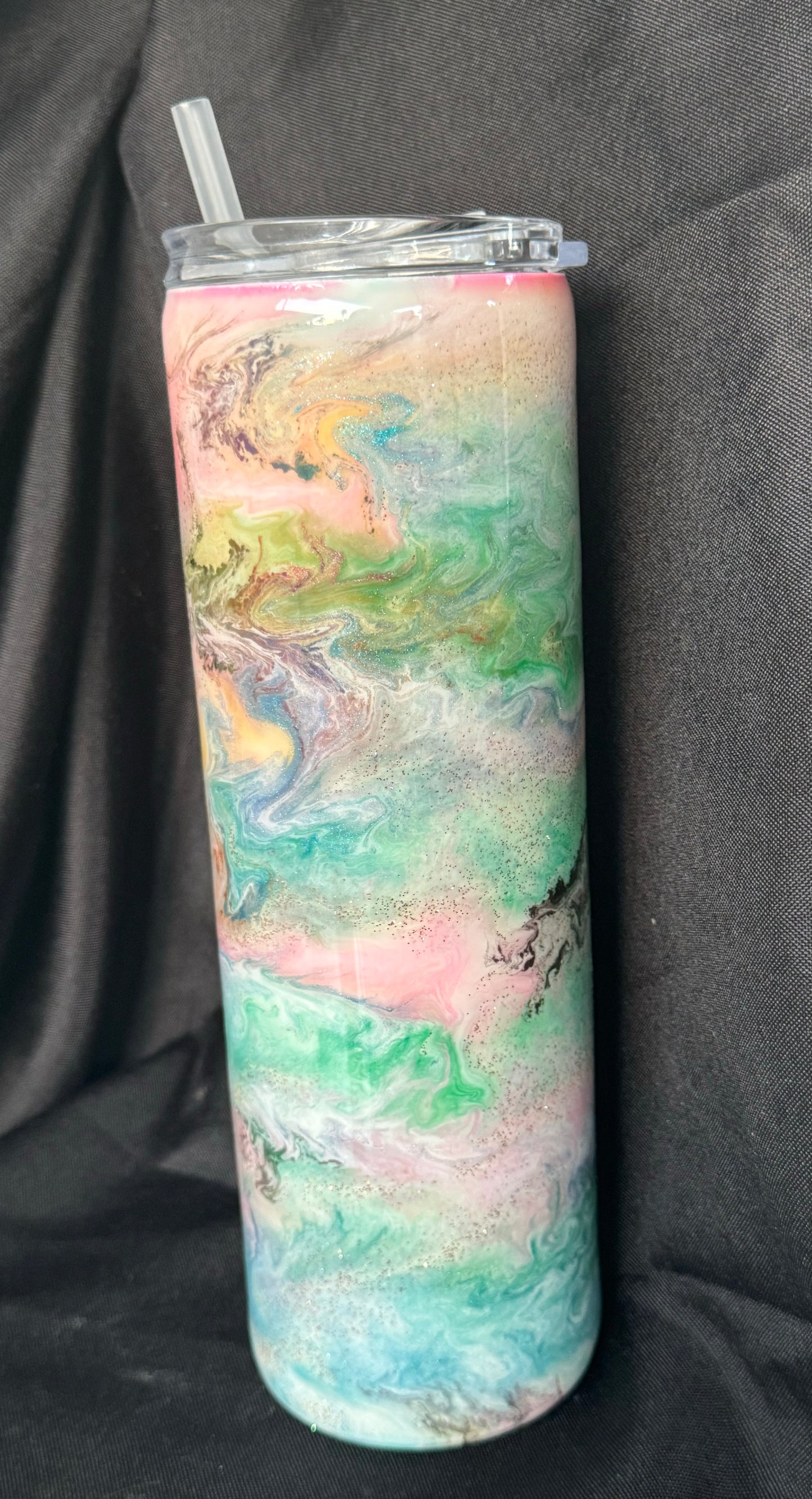 #0036 30oz Ink Swirl Tumbler