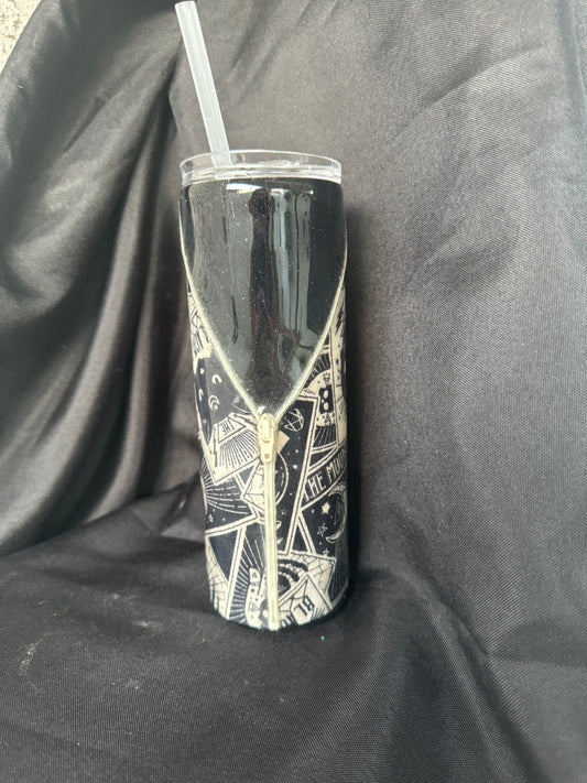 #0074 Halloween Zipper Tumbler